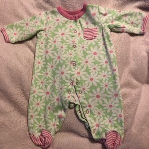 Footed playsuit, 3 months